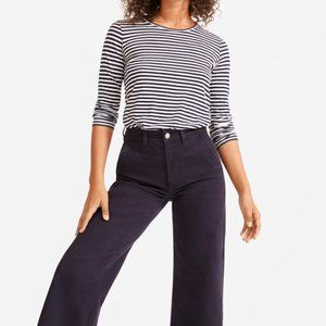 Everlane The Wide-Leg Pant Black Size 2